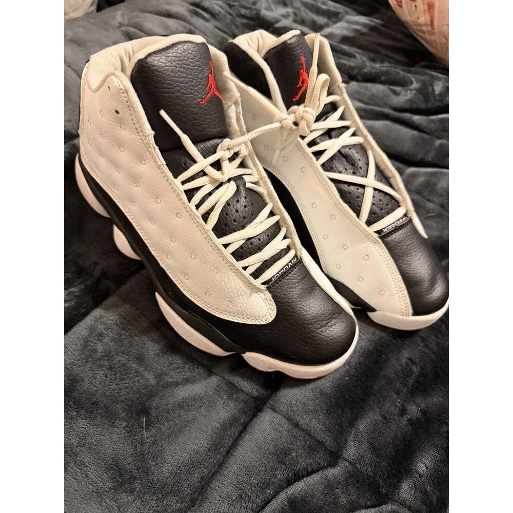 Air Jordan 13 Retro (2018), style 414571-104, White/True Red/Black SZ 10